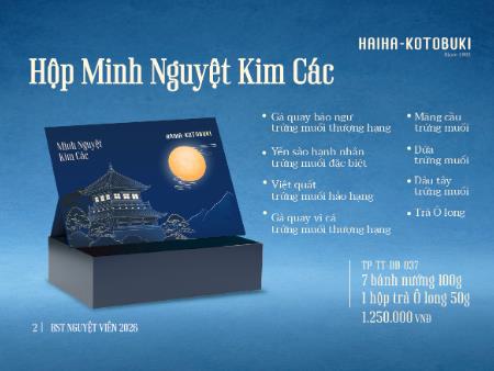 Chiết khấu bánh trung thu Hải Hà Kotobuki 2026 chiết khấu cao nhất Hà Nội