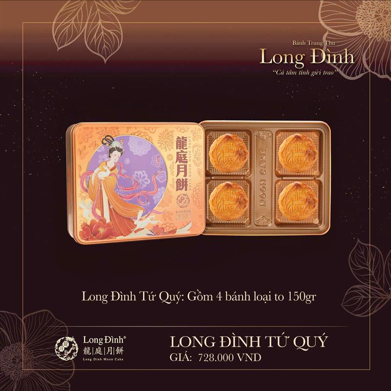 Bánh trung thu Long Đình 2026 chiết khấu cao nhất Hà Nội