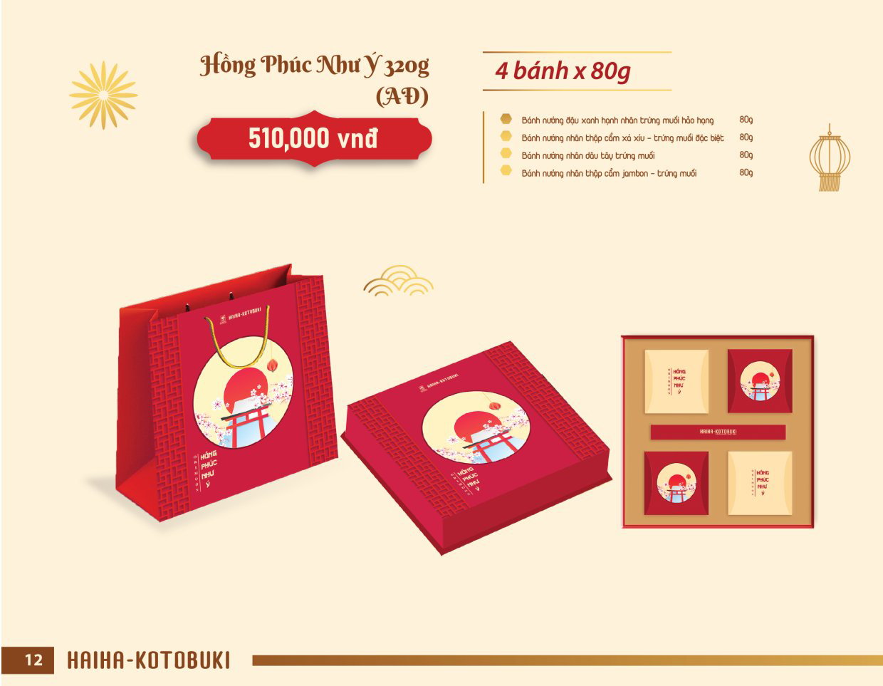 Bánh trung thu cao cấp Hải Hà Kotobuki 2024 – Công nghệ Nhật Bản