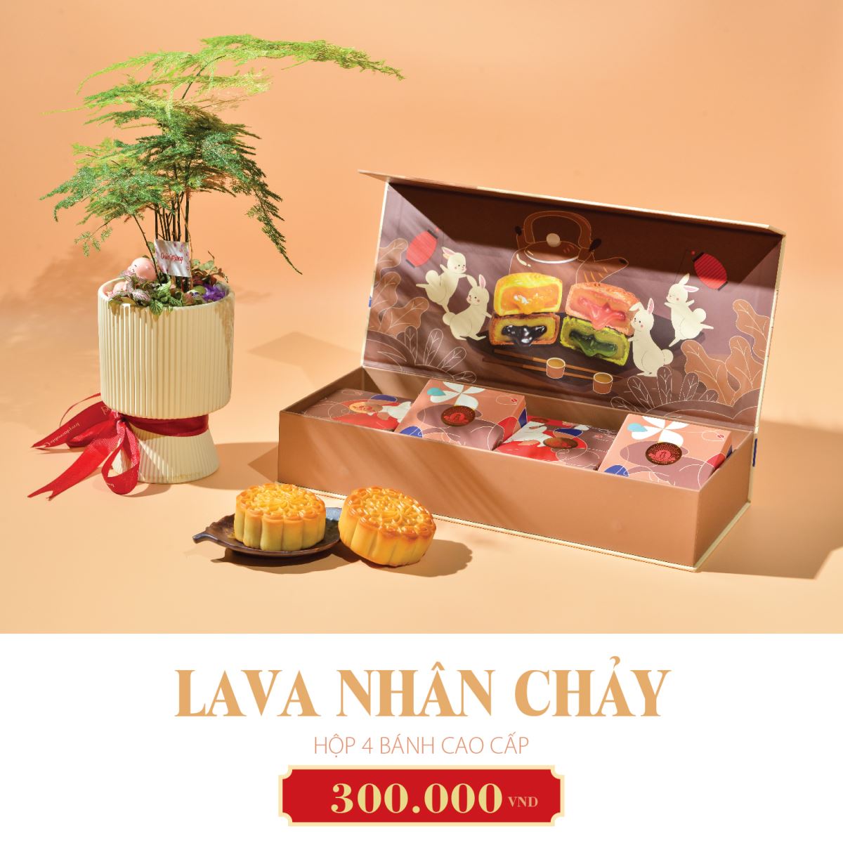 HỘP LAVA NHÂN CHẢY