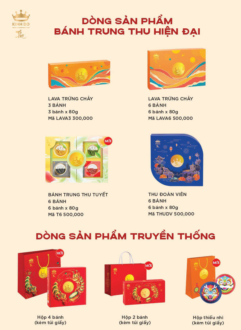 Bảng Giá bánh trung thu Kinh do 2025 -5