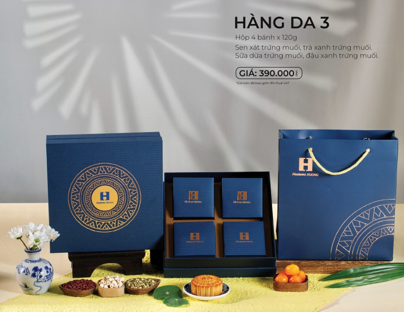 HỘP BÁNH TRUNG THU CAO CẤP MADAME HƯƠNG: Hàng Da 3