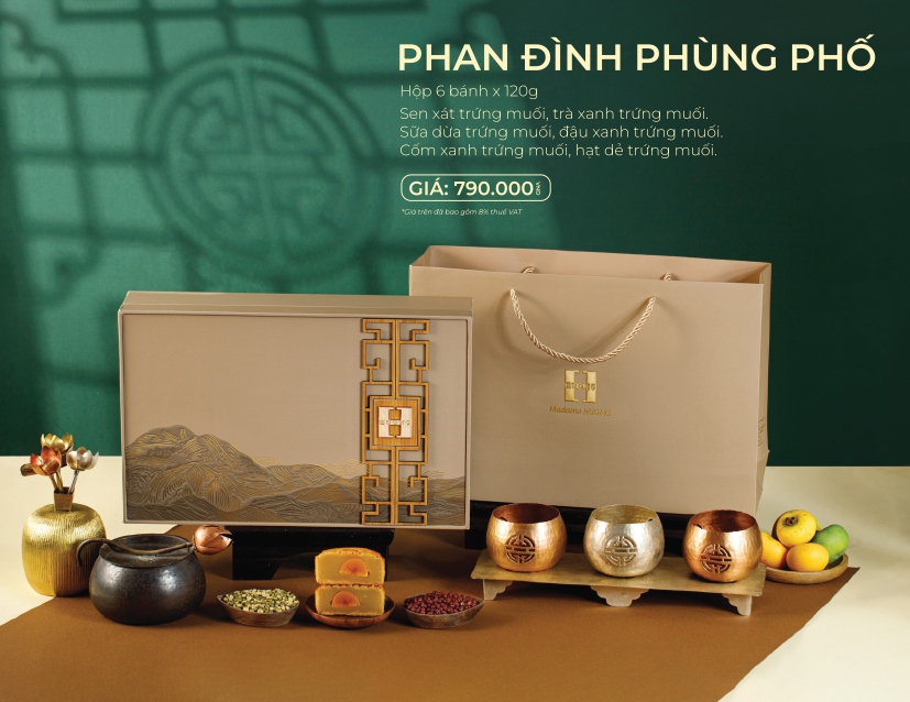 HỘP BÁNH TRUNG THU CAO CẤP MADAME HƯƠNG: Phan Đình Phùng