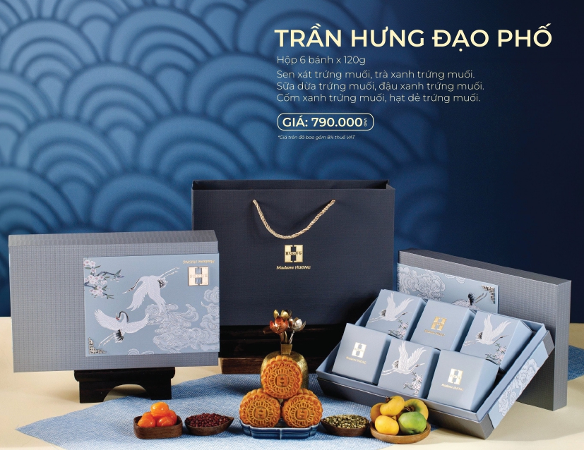  HỘP BÁNH TRUNG THU CAO CẤP MADAME HƯƠNG: Trần Hưng Đạo