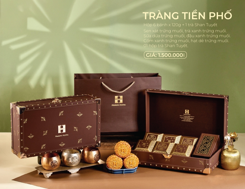 HỘP BÁNH TRUNG THU CAO CẤP MADAME HƯƠNG: Tràng Tiền Phố