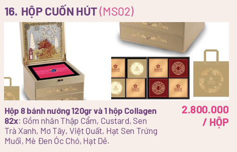 Hộp bánh trung thu Maison cao cấp: Hộp CUỐN HÚT 3